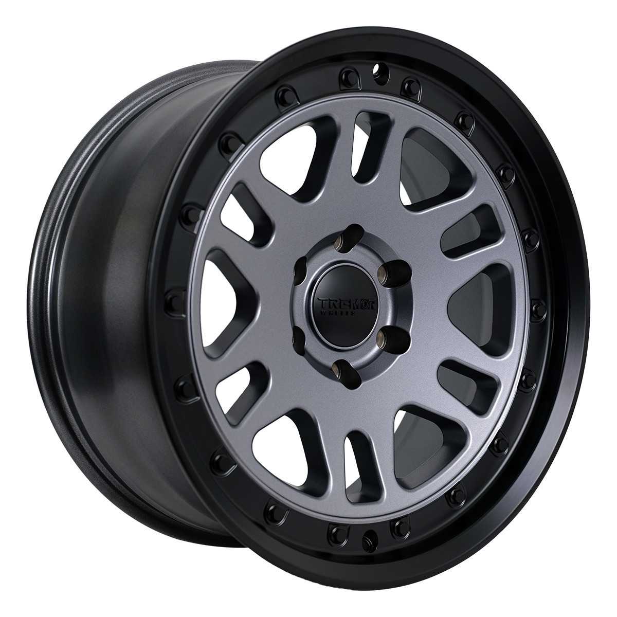 Tremor 105 Shaker 17x8.5 8x170 0mm Graphite Grey Black Lip Wheel 105-785870GG