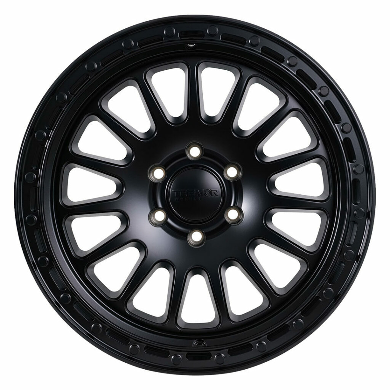 17" Tremor 104 Aftershock Satin Black Wheel 17x8.5 8x170 0mm For Ford Truck Rim