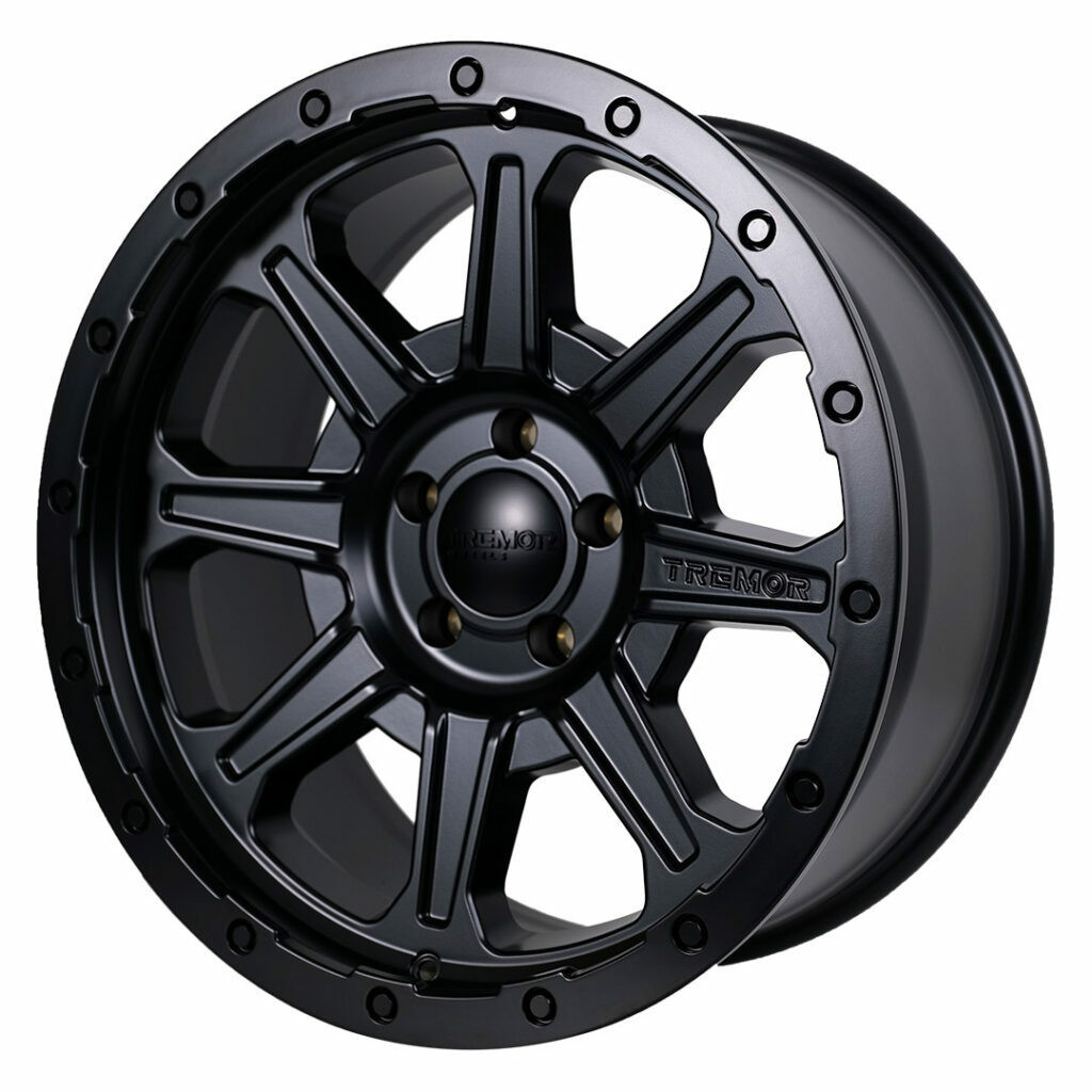 Tremor 103 Impact 20x9 8x170 0mm Satin Black Offroad Truck Wheel 103-290700SB