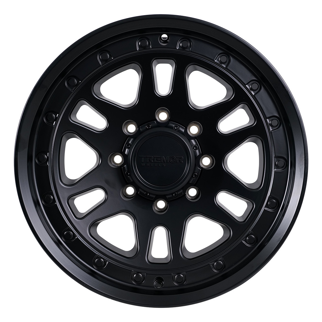 17" Tremor 105 Shaker Satin Black Wheel 17x8.5 6x5.5 0mm For Chevy GMC Cadillac