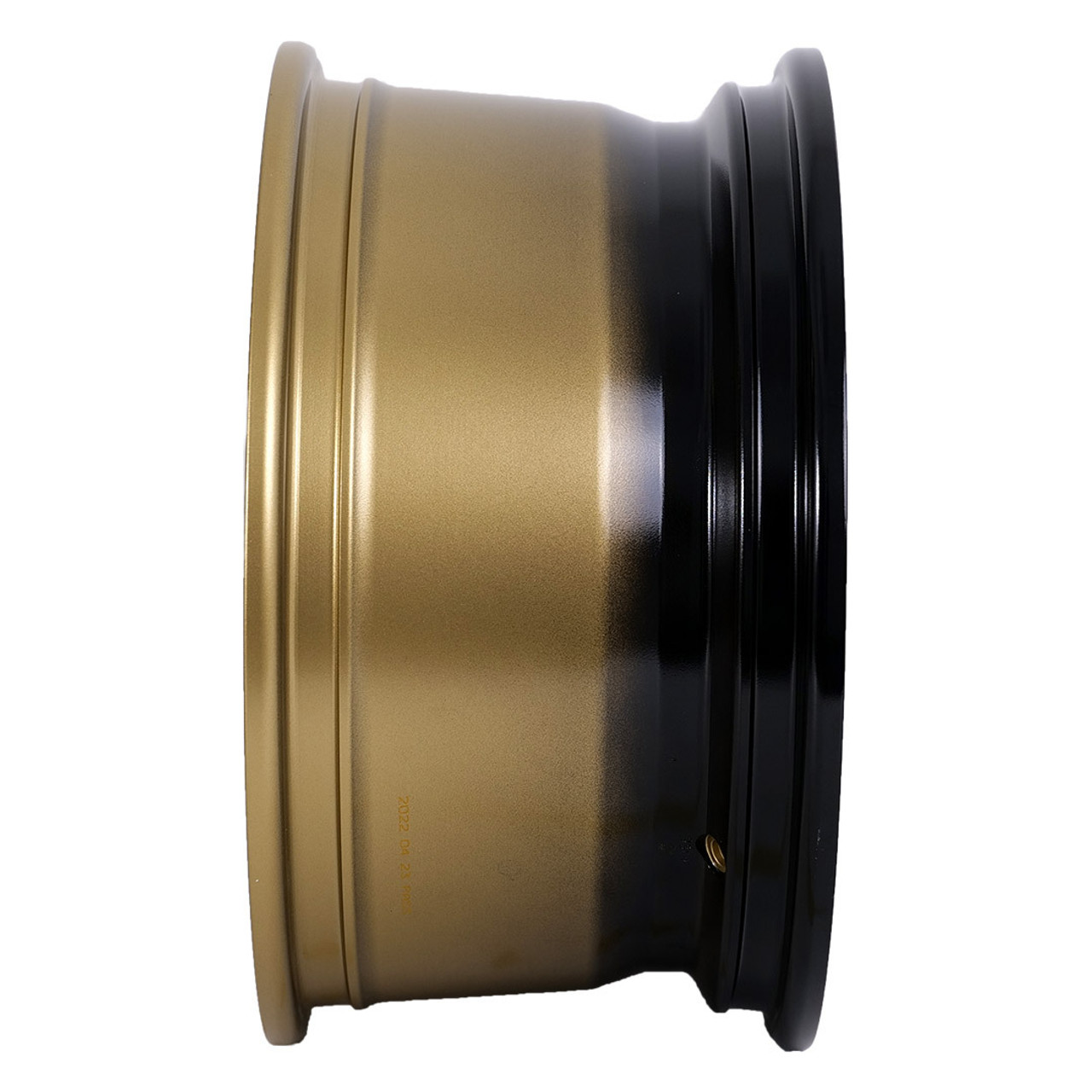 Set 4 17" Tremor 103 Impact Gloss Gold Gloss Black Lip Wheels 17x8.5 8x6.5 0mm