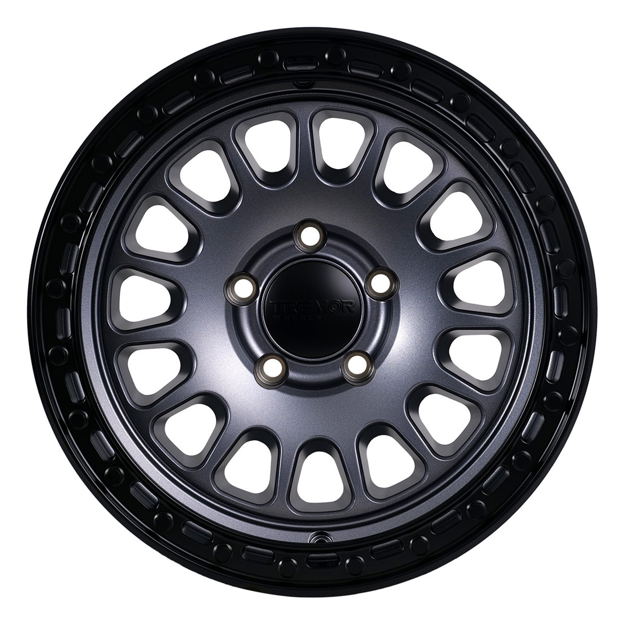 Set 4 20" Tremor 104 Aftershock Graphite Grey Black Lip Wheels 20x9 5x150 0mm