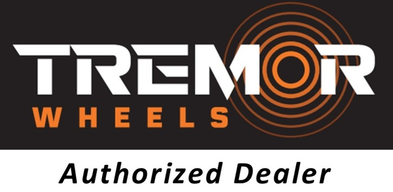 Set 4 17" Tremor 104 Aftershock Graphite Grey Black Lip Wheels 17x8.5 5x5 0mm