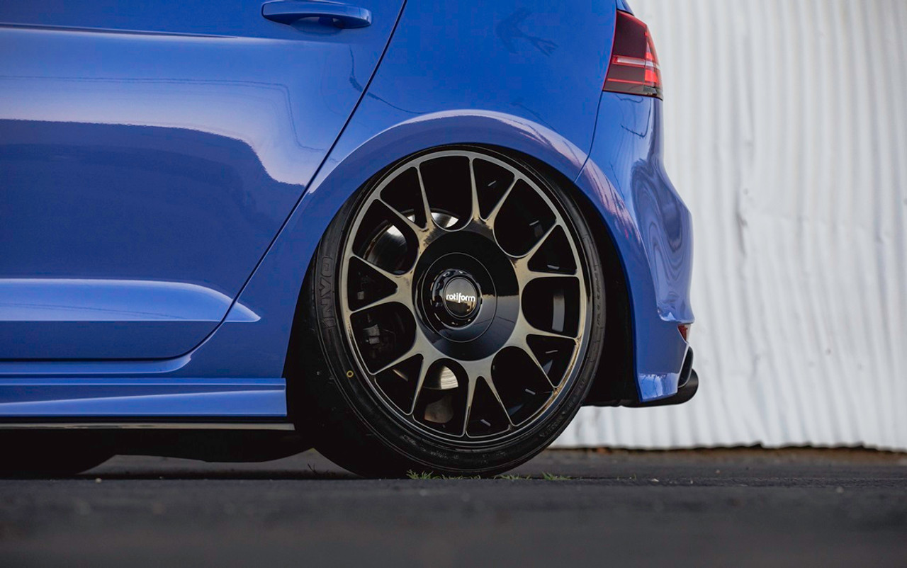 Set 4 Rotiform R187 Tuf-R 19x9.5 5x112 5x4.5 Gloss Black Wheels 19" 38mm