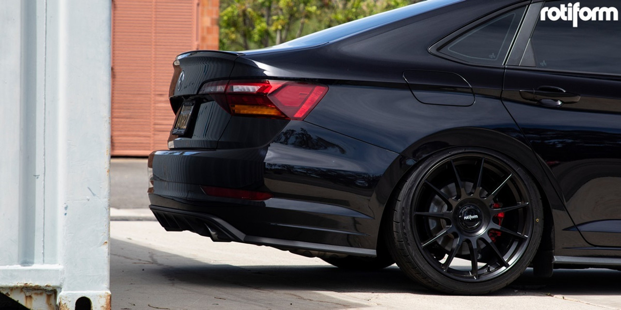 19" Rotiform 1PC R168 DTM 19x8.5 5x112 Satin Black Wheel 45mm Rim