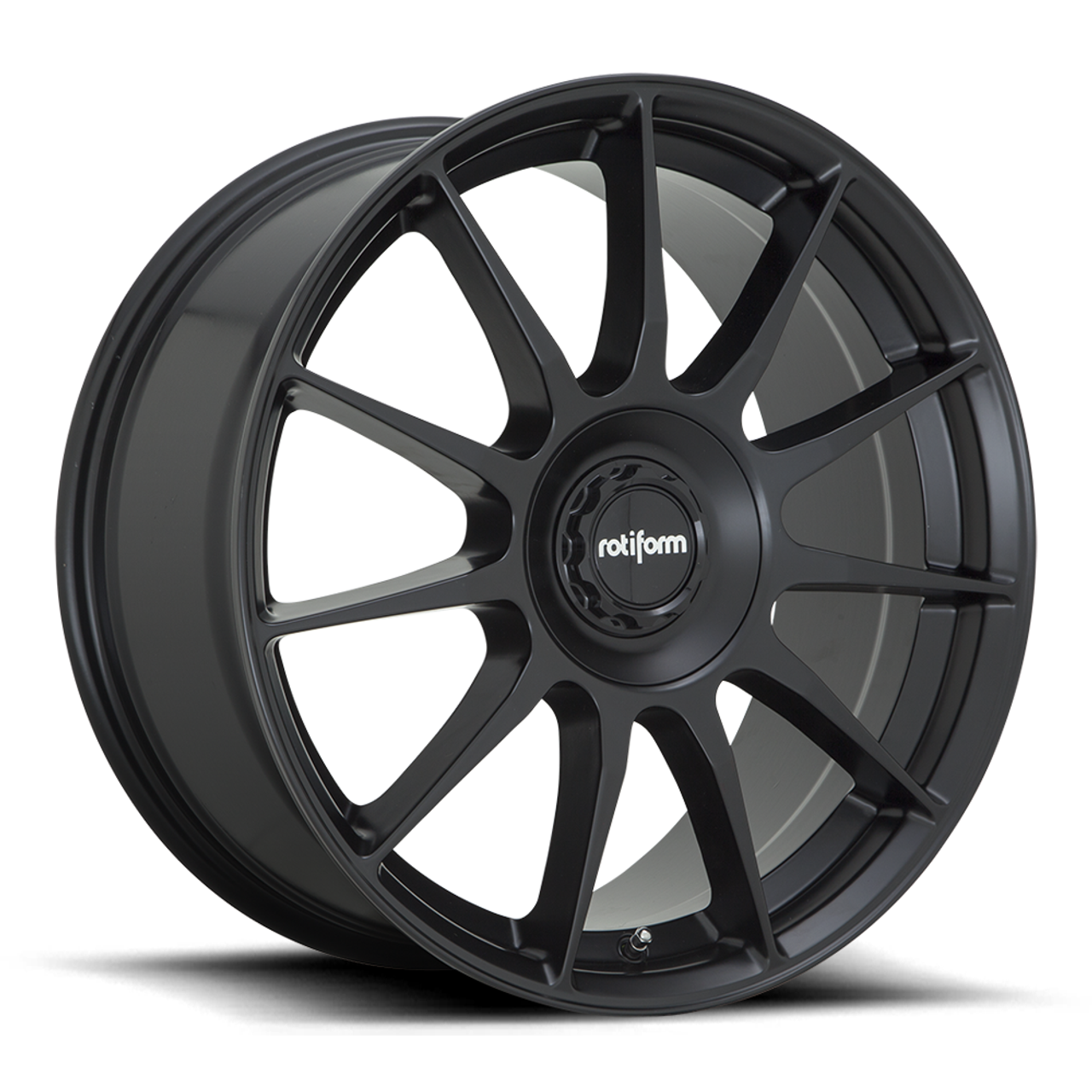 19" Rotiform 1PC R168 DTM 19x8.5 5x112 Satin Black Wheel 45mm Rim