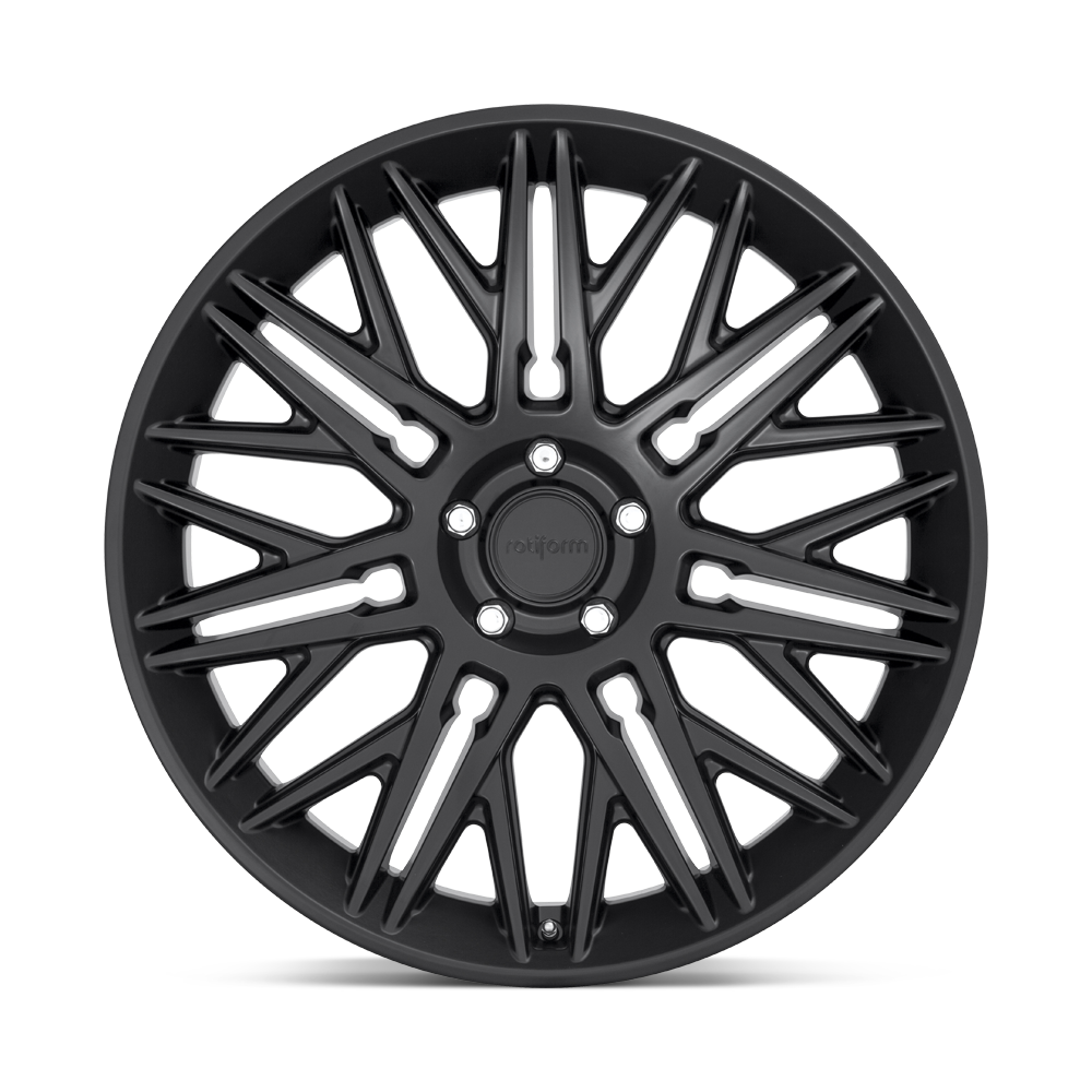 Set 4 22" Rotiform R164 JDR 22x10 5x120 Matte Black Wheels 30mm Car Strett Rims