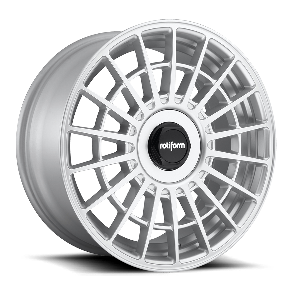 Set 4 Rotiform R143 Las-R 19x10 5x100 5x112 Gloss Silver Wheels 19" 35mm