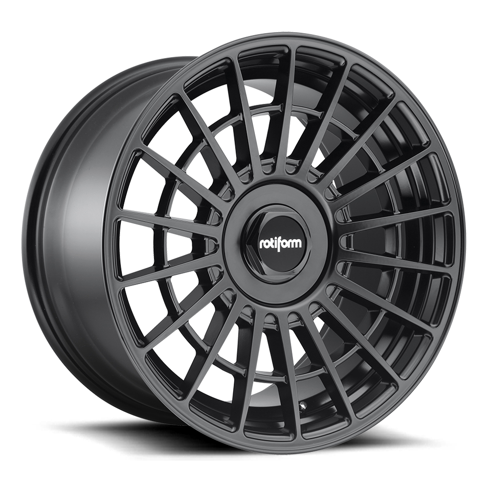 Set 4 Rotiform R142 Las-R 18x8.5 5x112 5x120 Matte Black Wheels 18" 35mm