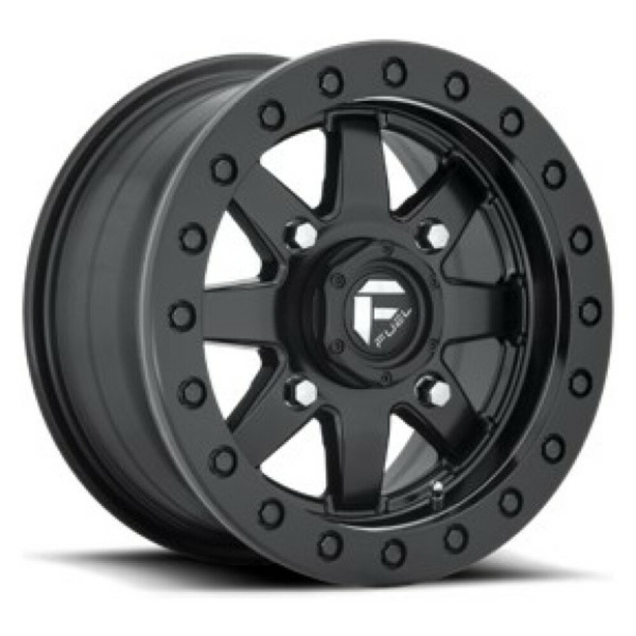 Set 4 Fuel UTV D936 Maverick Beadlock 15x7 4x156 Matte Black Wheels 15" 38mm