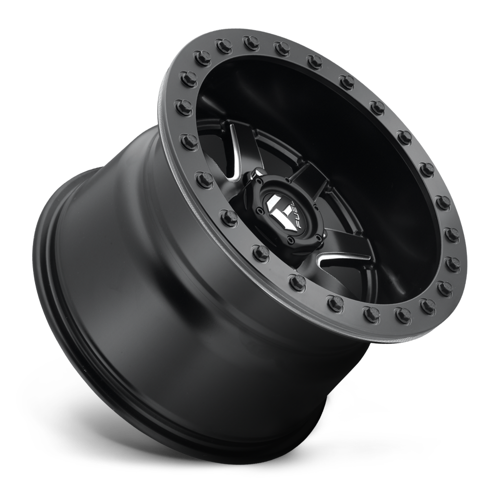 Set 4 14" Fuel UTV D928 Maverick Beadlock 14x8 4x156 0mm Matte Black Wheels Rims