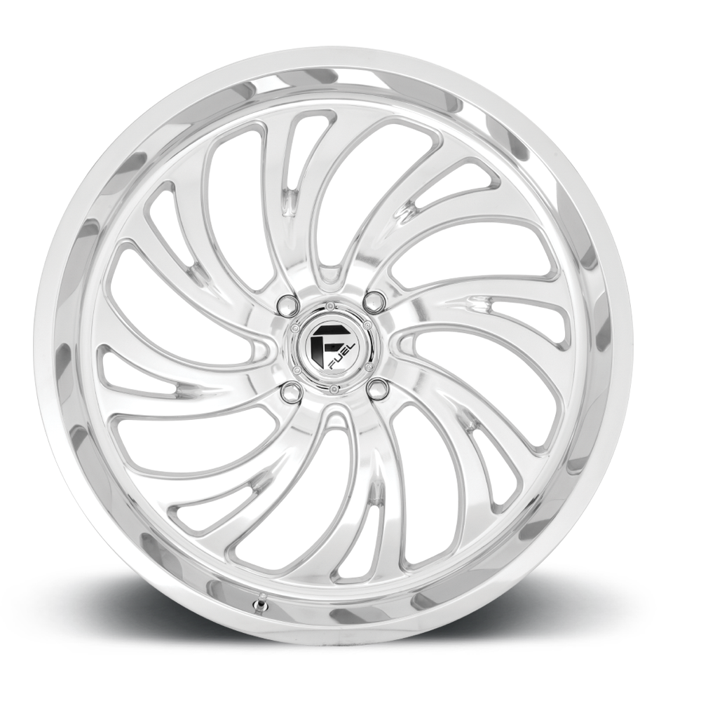 Set 4 24" Fuel UTV D203 Kompressor 24x7 4x156 13mm High Luster Polished Wheels