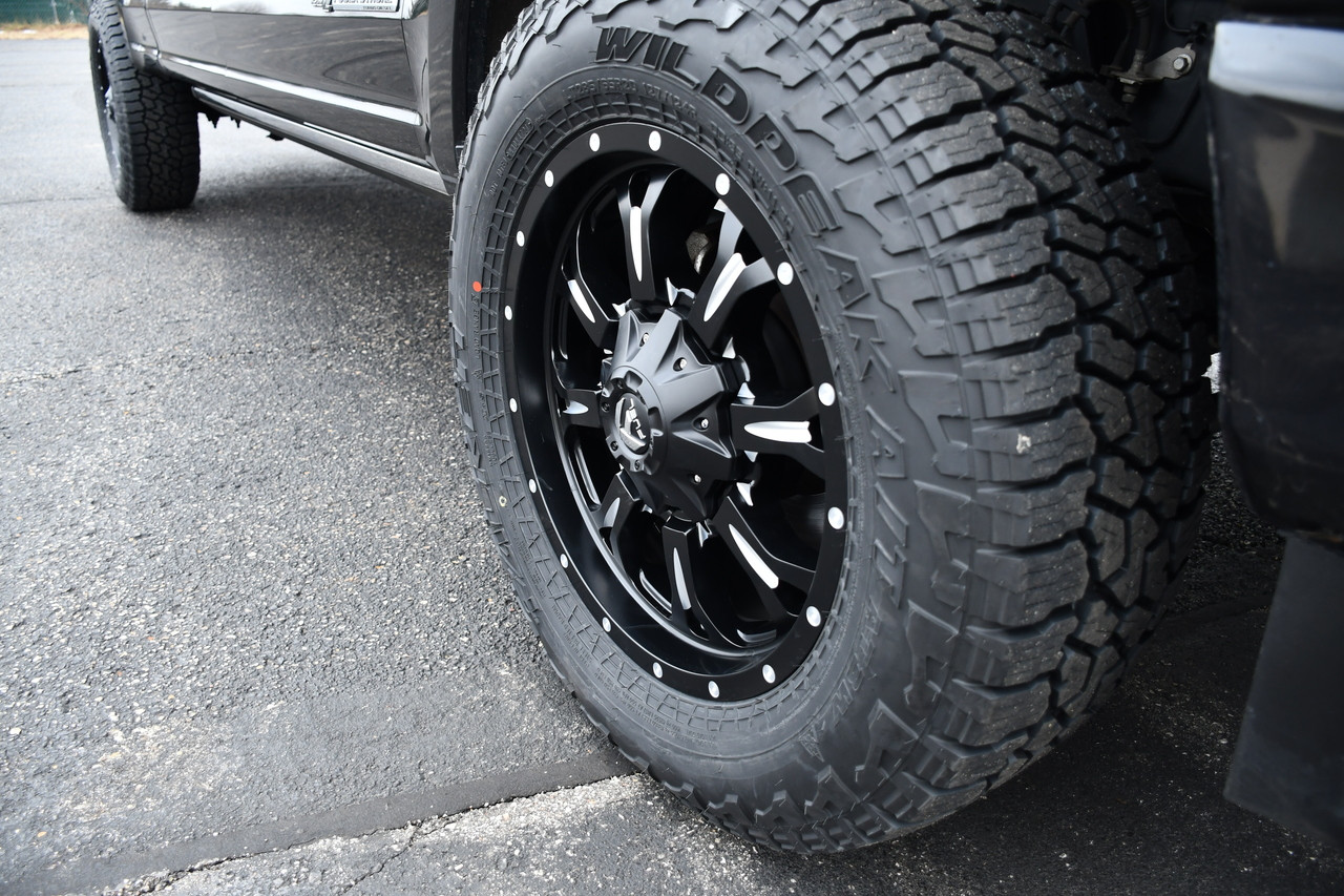 Set 4 Fuel D517 Krank 17x9 8x6.5 Matte Black Milled Wheels 17" 1mm Rims
