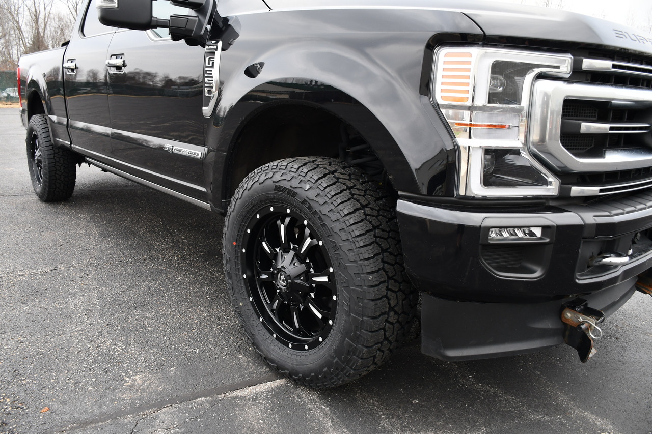 Set 4 Fuel D517 Krank 17x9 8x6.5 Matte Black Milled Wheels 17" 1mm Rims