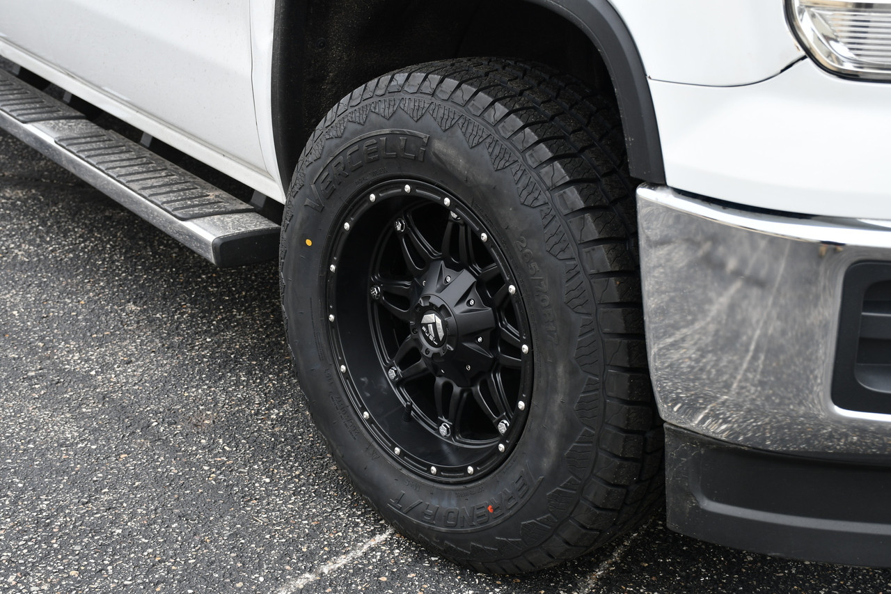 Set 4 Fuel D531 Hostage 17x8.5 5x110 5x5 Matte Black Wheels 17" 38mm Rims