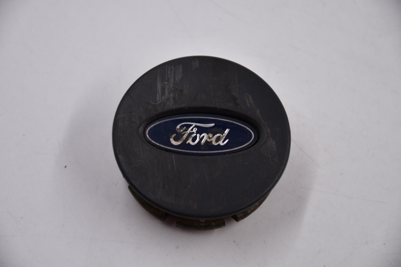 Ford Dark Gray w/ Blue & Chrome Oval Logo Wheel Center Cap Hub Cap YL34-1A096-FA 2.1875" 01-'11 Ford Escape OEM