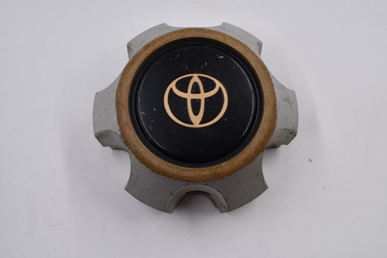 Toyota Silver w/ Black & Gold Logo Wheel Center Cap Hub Cap TOYOTA/5.75 5.75" 6 Lug