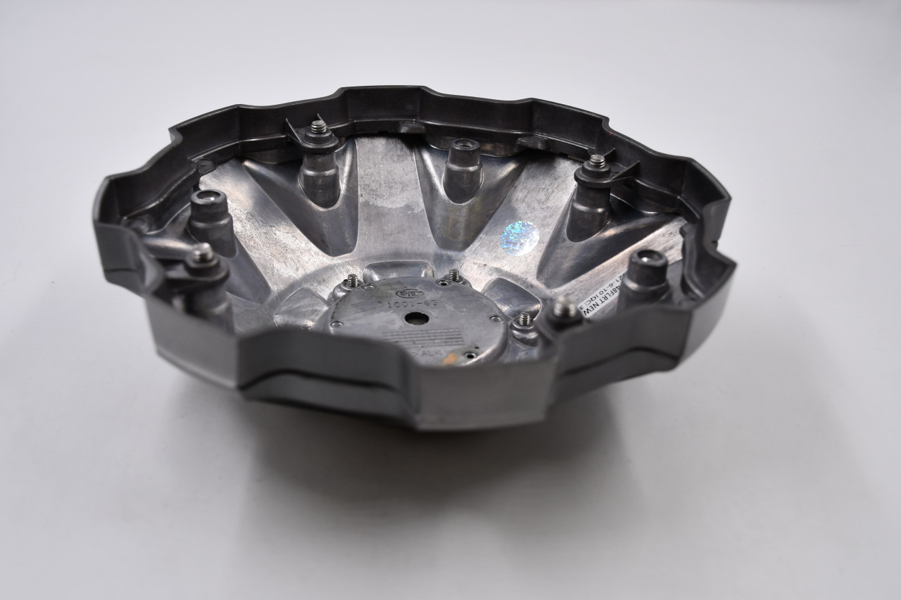 Fuel Wheels Machine Metal w/ Machined & Black Logo Wheel Center Cap Hub Cap 1002-48FLRT 8" Fuel Off- Road Bolt On