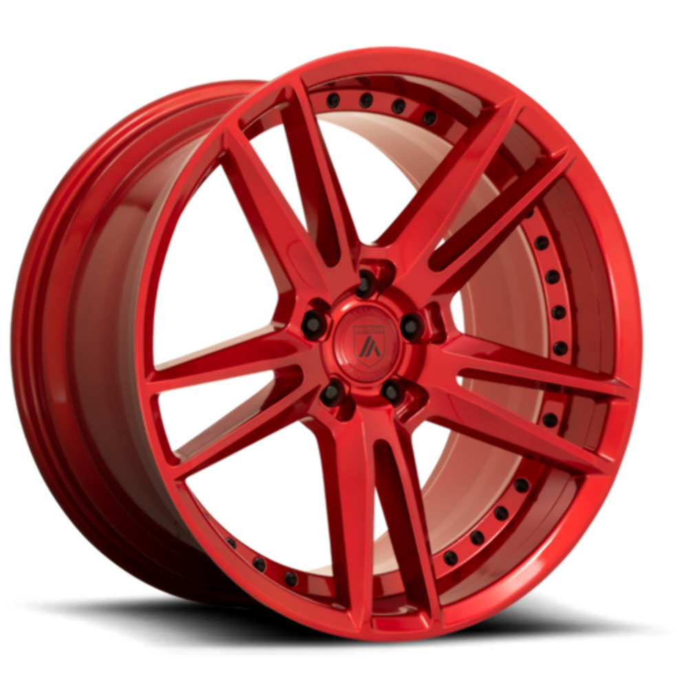 Set 4 Asanti Black ABL-33 Reign 20x10.5 5x4.5 Candy Red Wheels 20" 38mm Rims