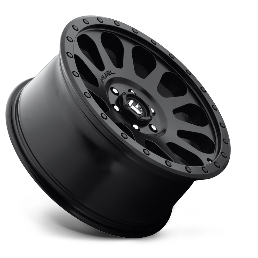 Set 4 18" Fuel D579 Vector 18x9 8x6.5 Matte Black Wheels 20mm Truck Rims
