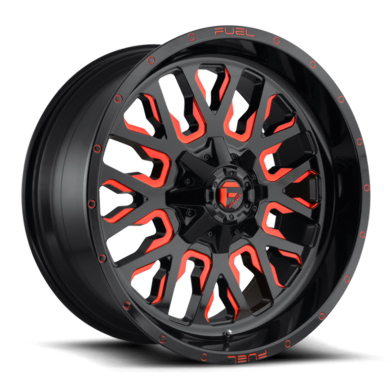 Set 4 22" Fuel  D612 Stroke 22x10 6x135 6x5.5 10mm Black Red Tinted Clear Wheels Set 4 22" Fuel  D612 Stroke 22x10 6x135 6x5.5 10mm Black Red Tinted Clear Wheels