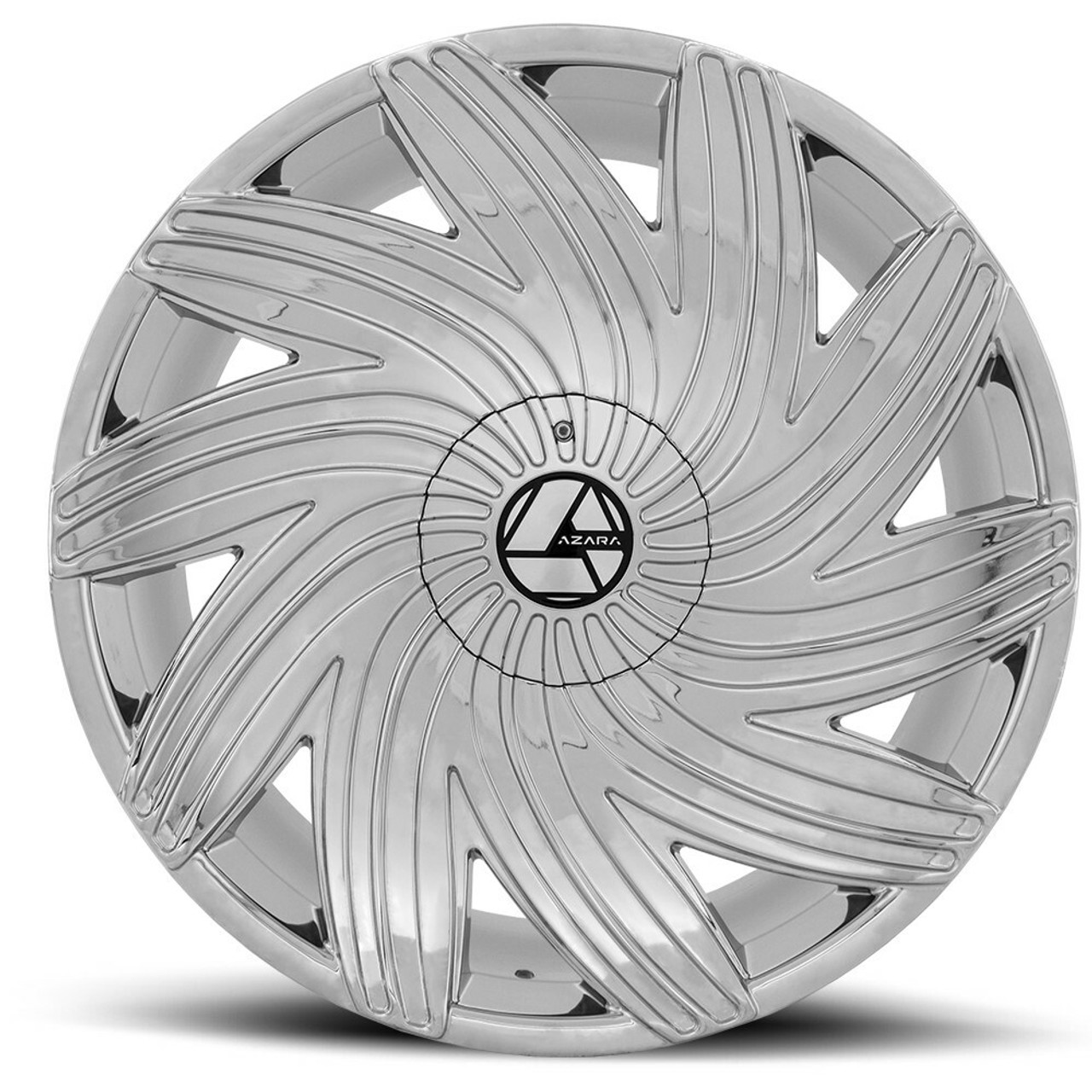 22" Azara AZA-502 Nano Chrome Wheel 22x9.5 5x115 5x120 15mm Rim 22" Azara AZA-502 Nano Chrome Wheel 22x9.5 5x115 5x120 15mm Rim