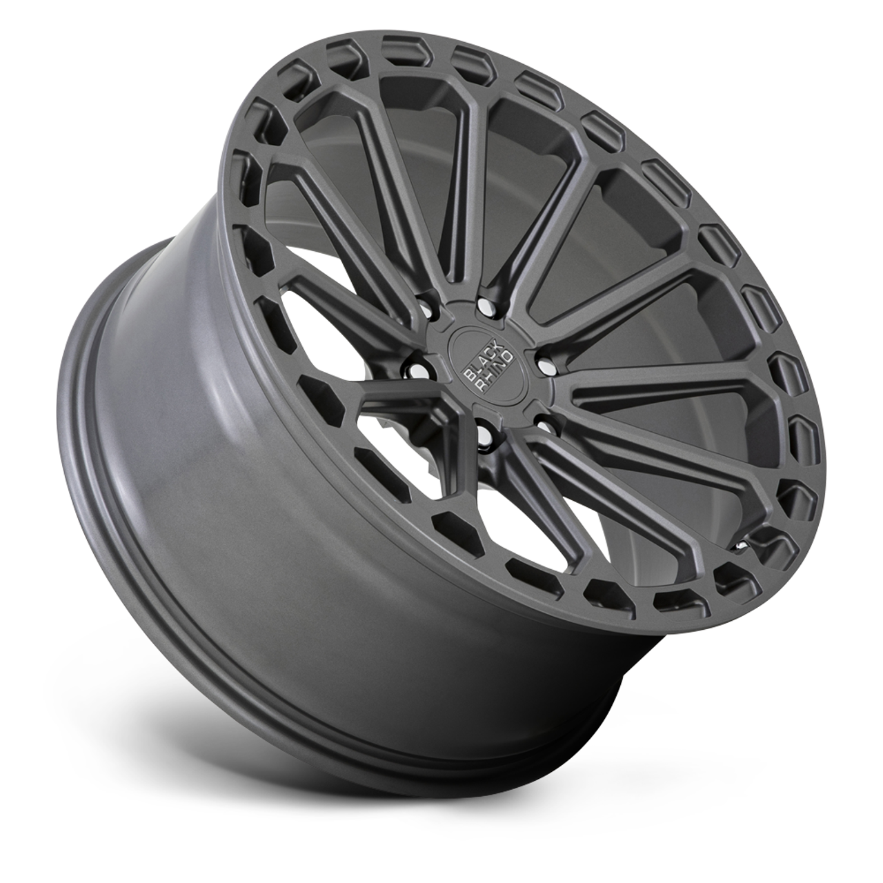 Black Rhino Kaizen 17x9.5 6x5.5 Matte Gunmetal Wheel 17" -12mm Rim