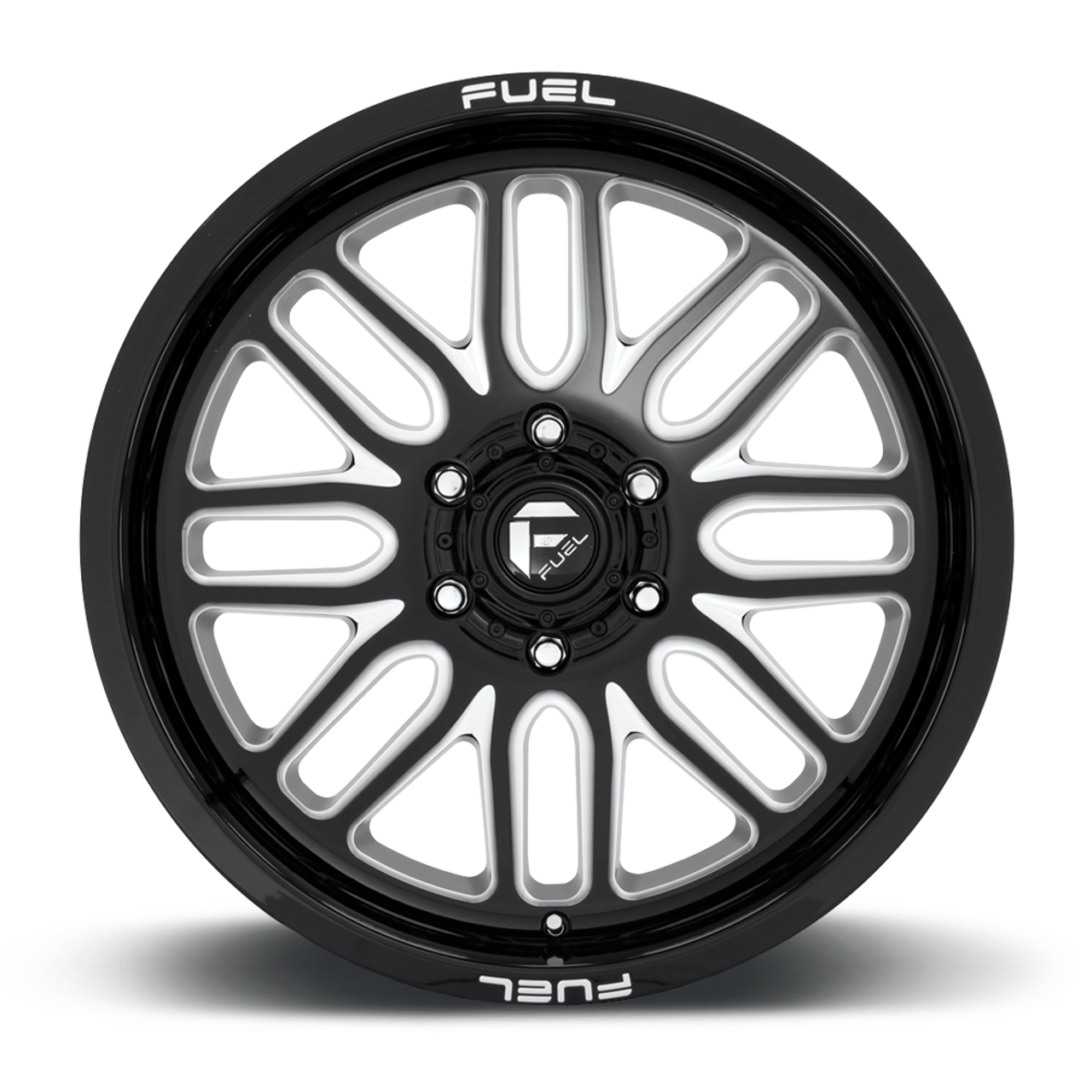 Set 4 20" Fuel D662 Ignite 20x9 6x5.5 19mm Gloss Black Milled Wheels Truck Rims