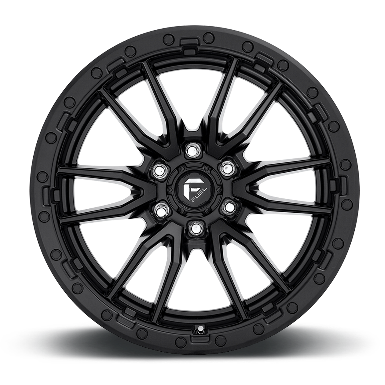 Set 4 Fuel D679 Rebel 17x9 6x5.5 Matte Black Wheels 17" -12mm Rims