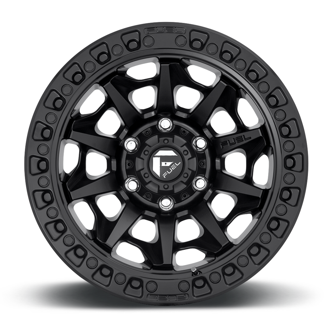 17" Fuel D694 Covert 17x9 5x5 1mm Wheel Matte Black For Jeep Wrangler Truck Rim