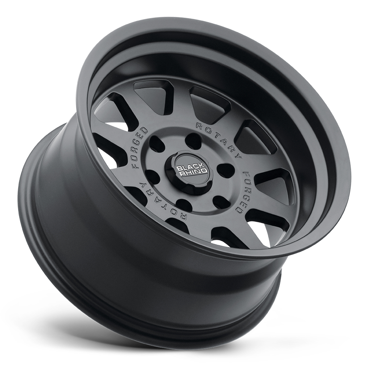 17" Black Rhino Stadium 17x9.5 Matte Black 6x5.5 Lifted Truck Wheel -18mm Rim
