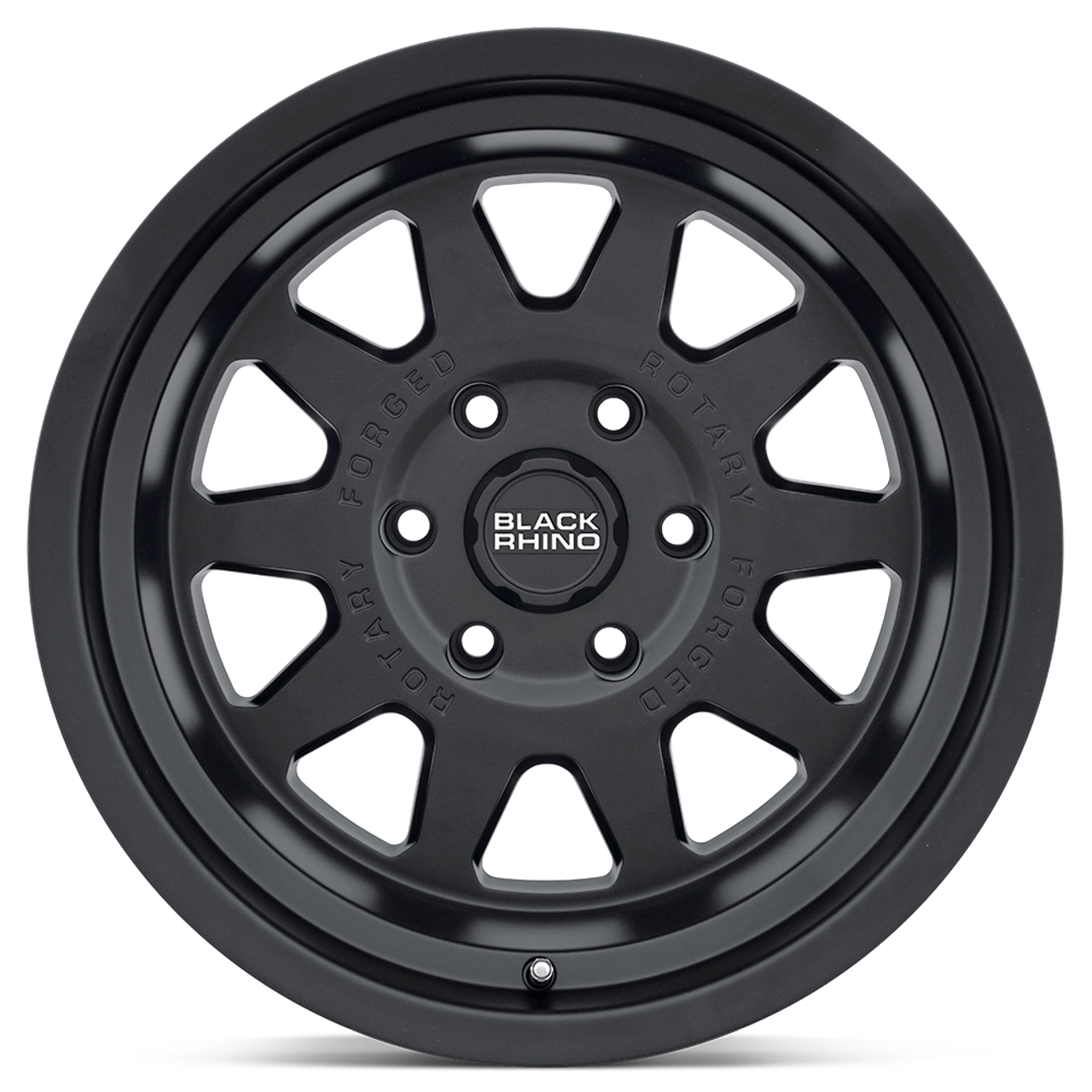17" Black Rhino Stadium 17x9.5 Matte Black 6x5.5 Lifted Truck Wheel -18mm Rim