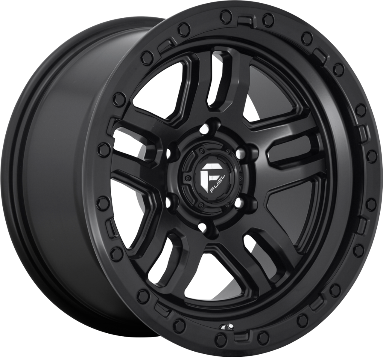 Set 4 17" Fuel D700 Ammo 17x9 5x5 Matte Black Wheels -12mm Lifted For Jeep Rims