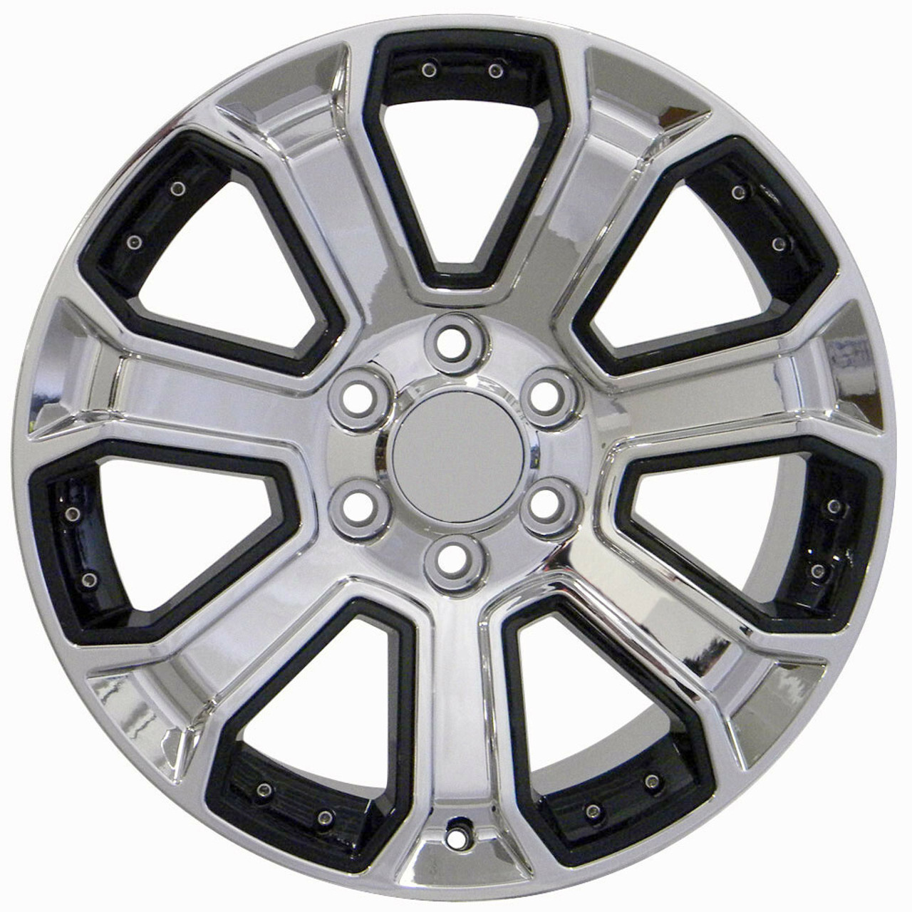 22" O.E. Revolution G-06 Chrome Wheel 22x9 6x5.5 31mm For Chevy GMC Cadillac Rim