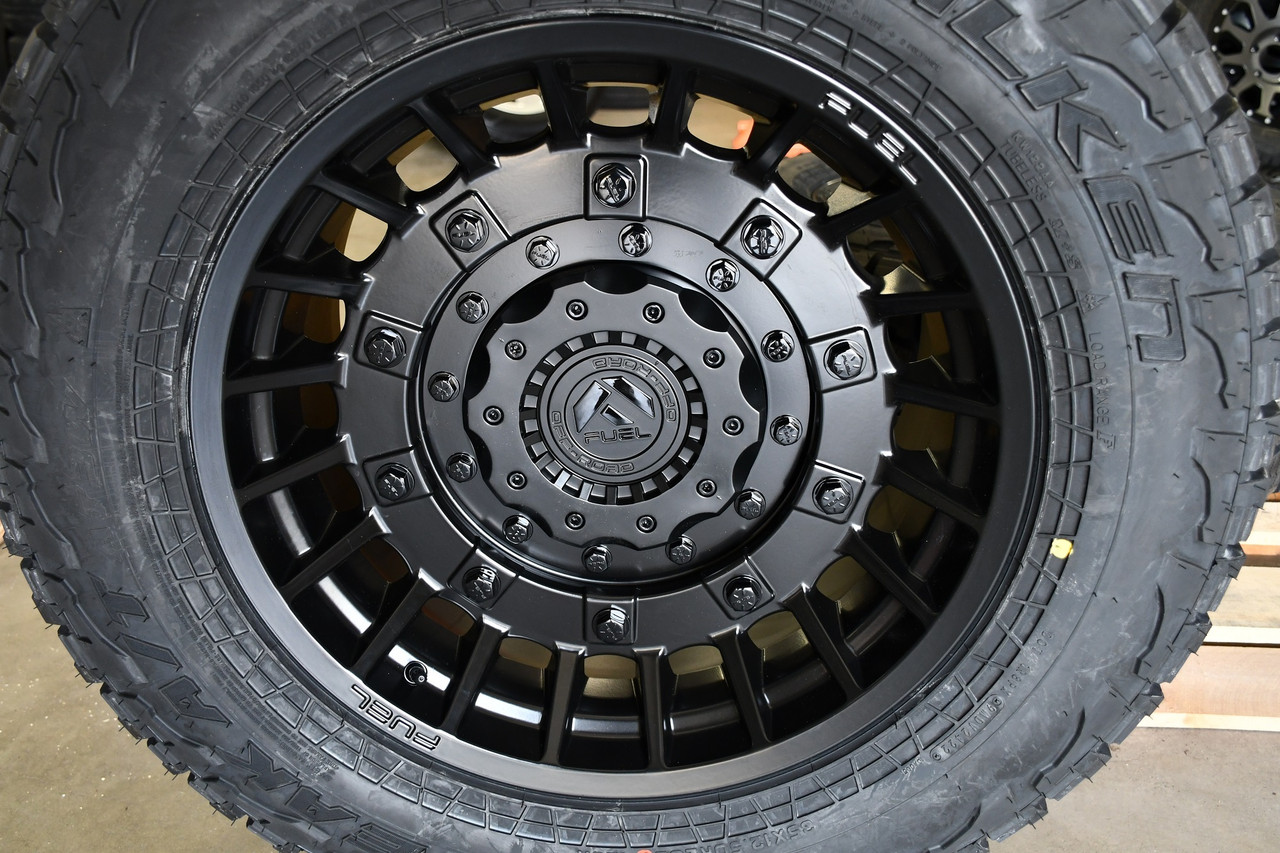Fuel 1PC D723 Militia 17x9 6x135 6x5.5 Matte Black Wheel 17" 1mm Rim