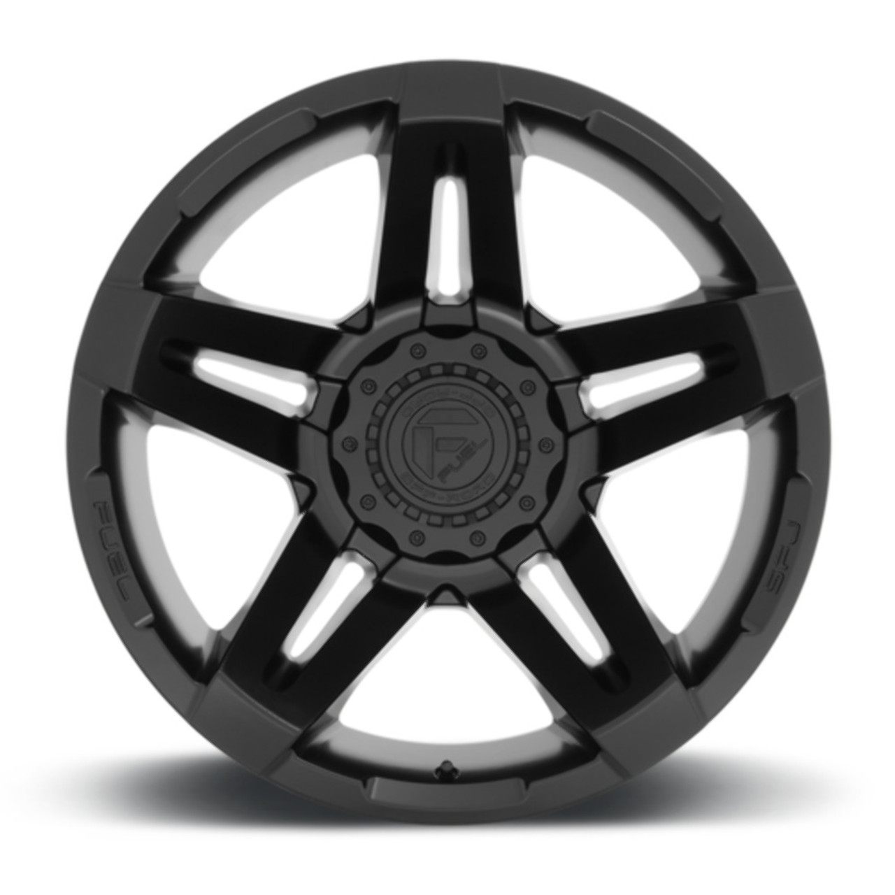 Set 4 Fuel D763 Sfj 20x12 5x4.5 5x5 Matte Black Wheels 20" -44mm Rims