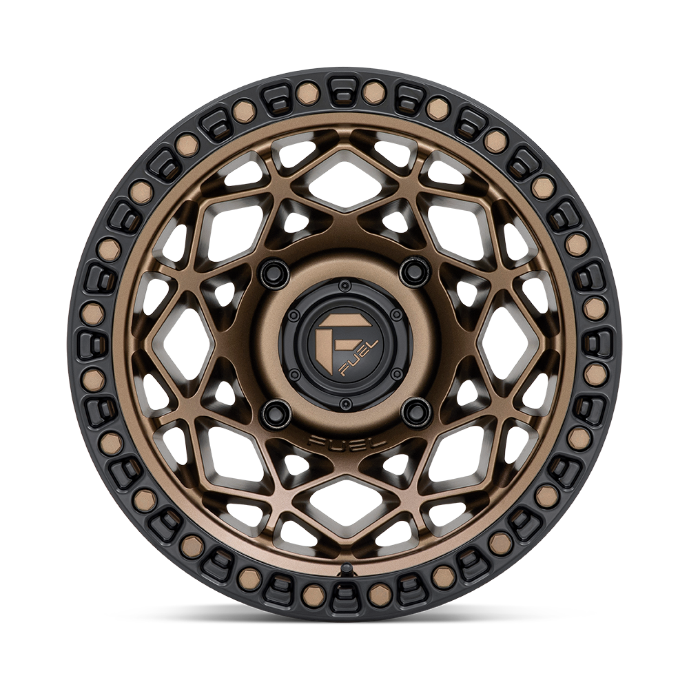 Set 4 15" Fuel UTV D785 Unit UTV 15x10 4x137 Bronze Matte Black Ring Wheels 0mm