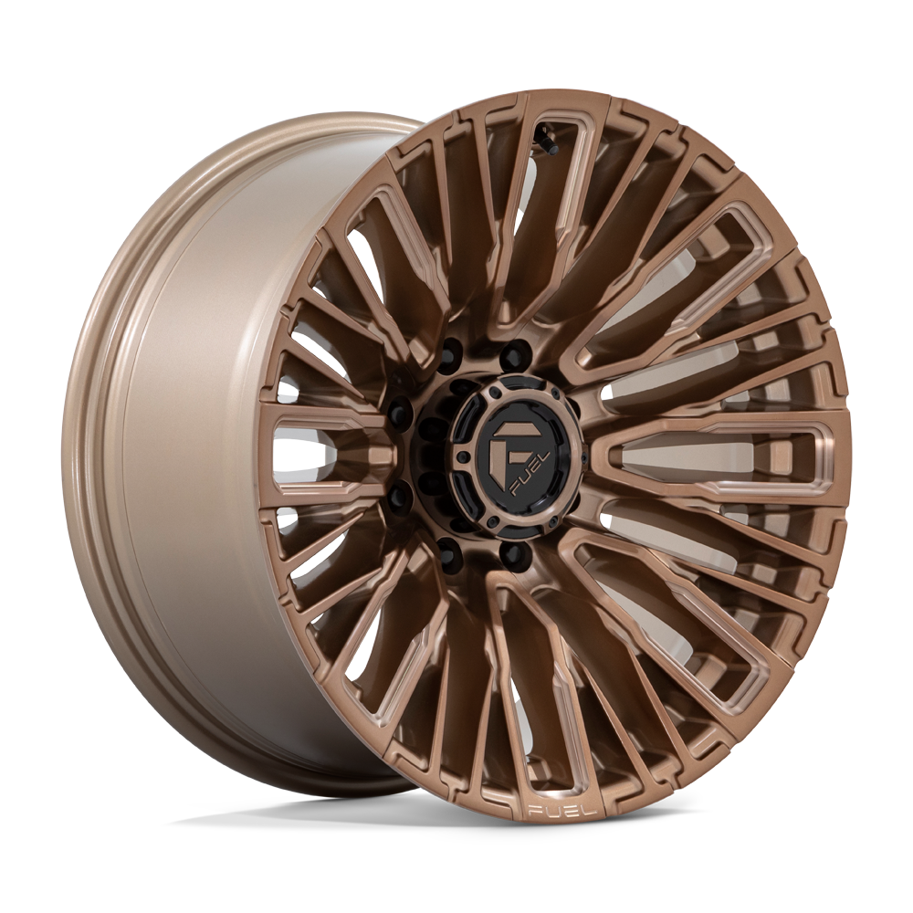 Set 4 Fuel D850 Rebar 20x10 8x170 Platinum Bronze Milled Wheels 20" -18mm