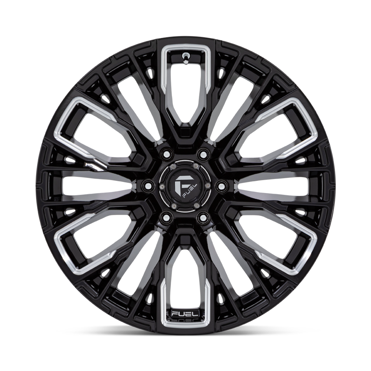 Set 4 Fuel D849 Rebar 20x10 6x5.5 Gloss Black Milled Wheels 20" -18mm Rims Set 4 Fuel D849 Rebar 20x10 6x5.5 Gloss Black Milled Wheels 20" -18mm Rims