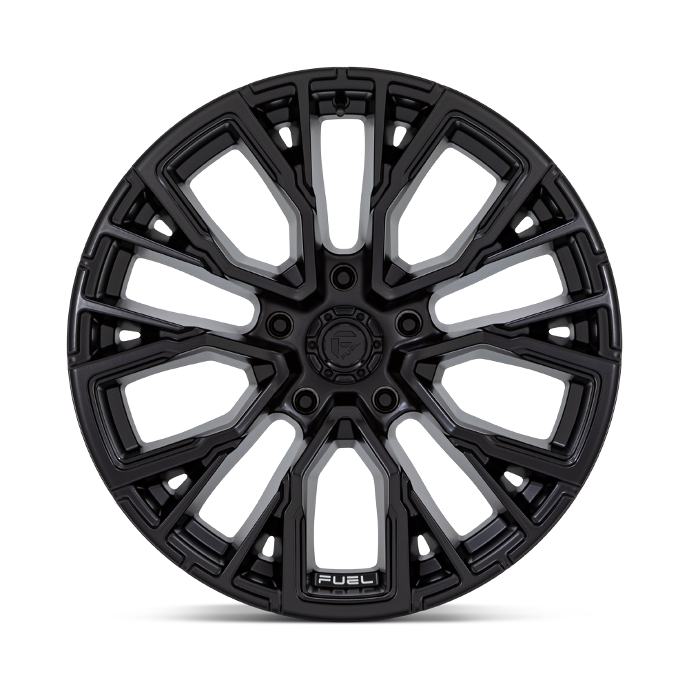 Fuel 1PC D847 Rebar 20x10 5x5.5 Blackout Wheel 20" -18mm Rim