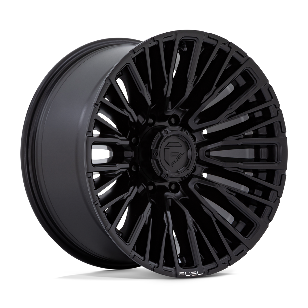 Set 4 Fuel D847 Rebar 20x10 8x170 Blackout Wheels 20" -18mm Rims