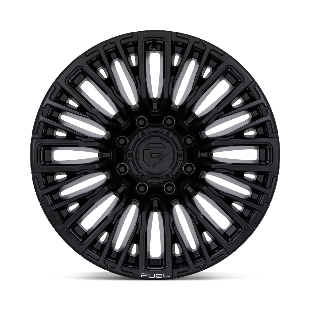 Set 4 Fuel D847 Rebar 20x10 8x170 Blackout Wheels 20" -18mm Rims