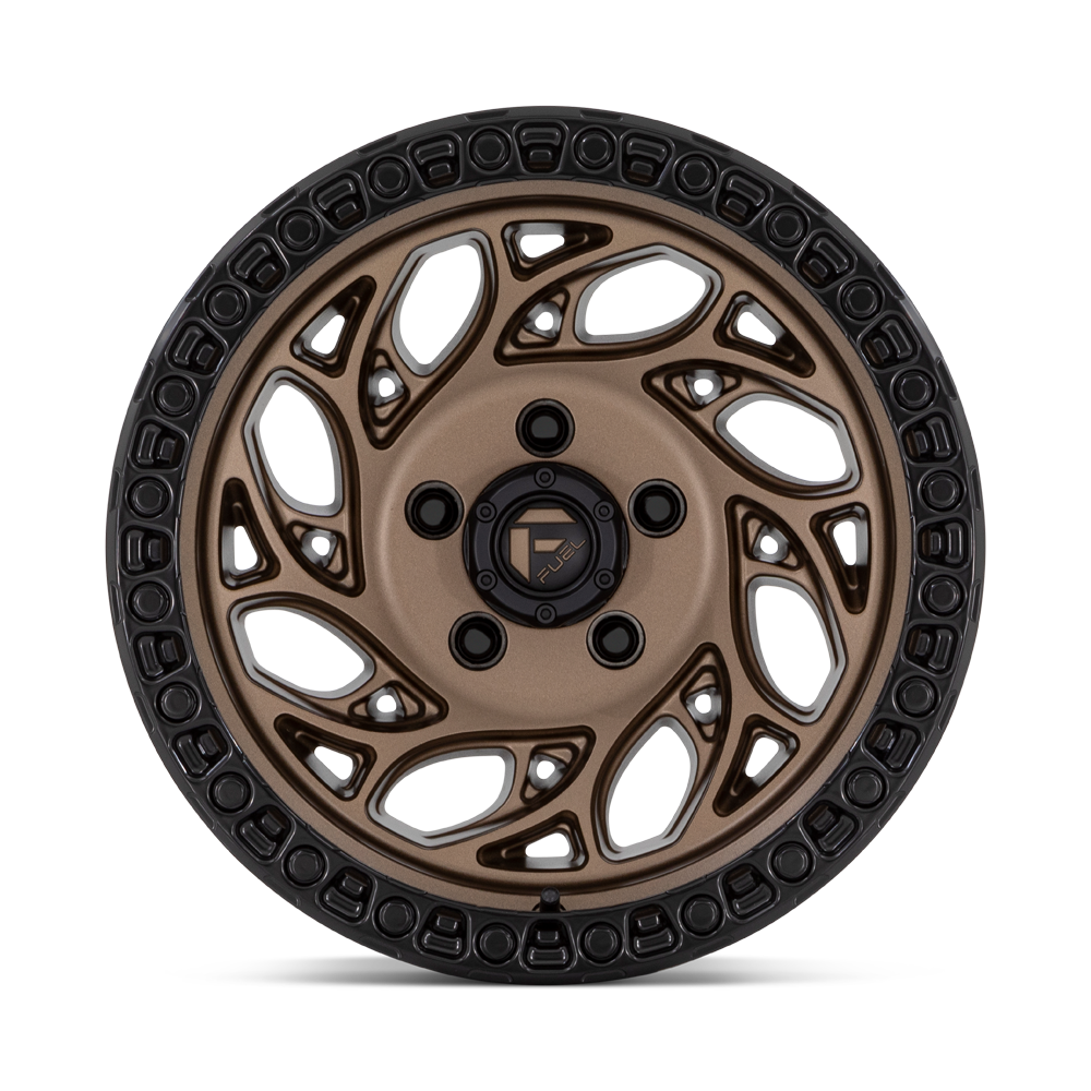 Fuel 1PC D841 Runner OR 15x8 5x5.5 Bronze With Black Ring Wheel 15" -19mm Rim