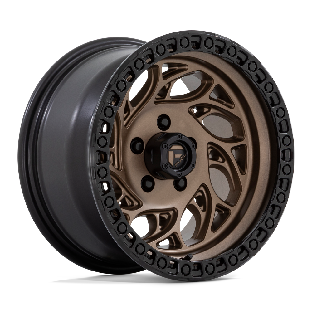 Fuel 1PC D841 Runner OR 15x10 5x4.5 Bronze With Black Ring Wheel 15" -43mm Rim