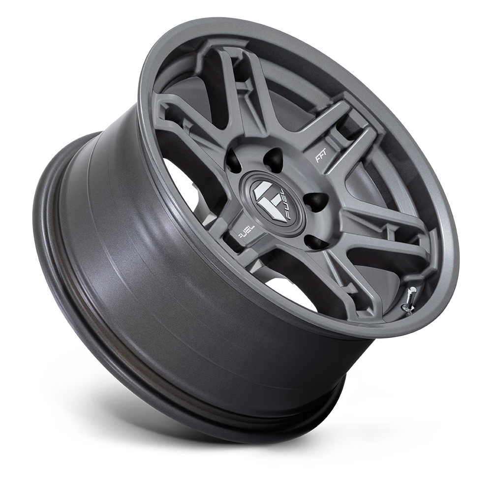 Set 4 Fuel D838 Slayer 17x8.5 6x5.5 Matte Gunmetal Wheels 17" 1mm Rims
