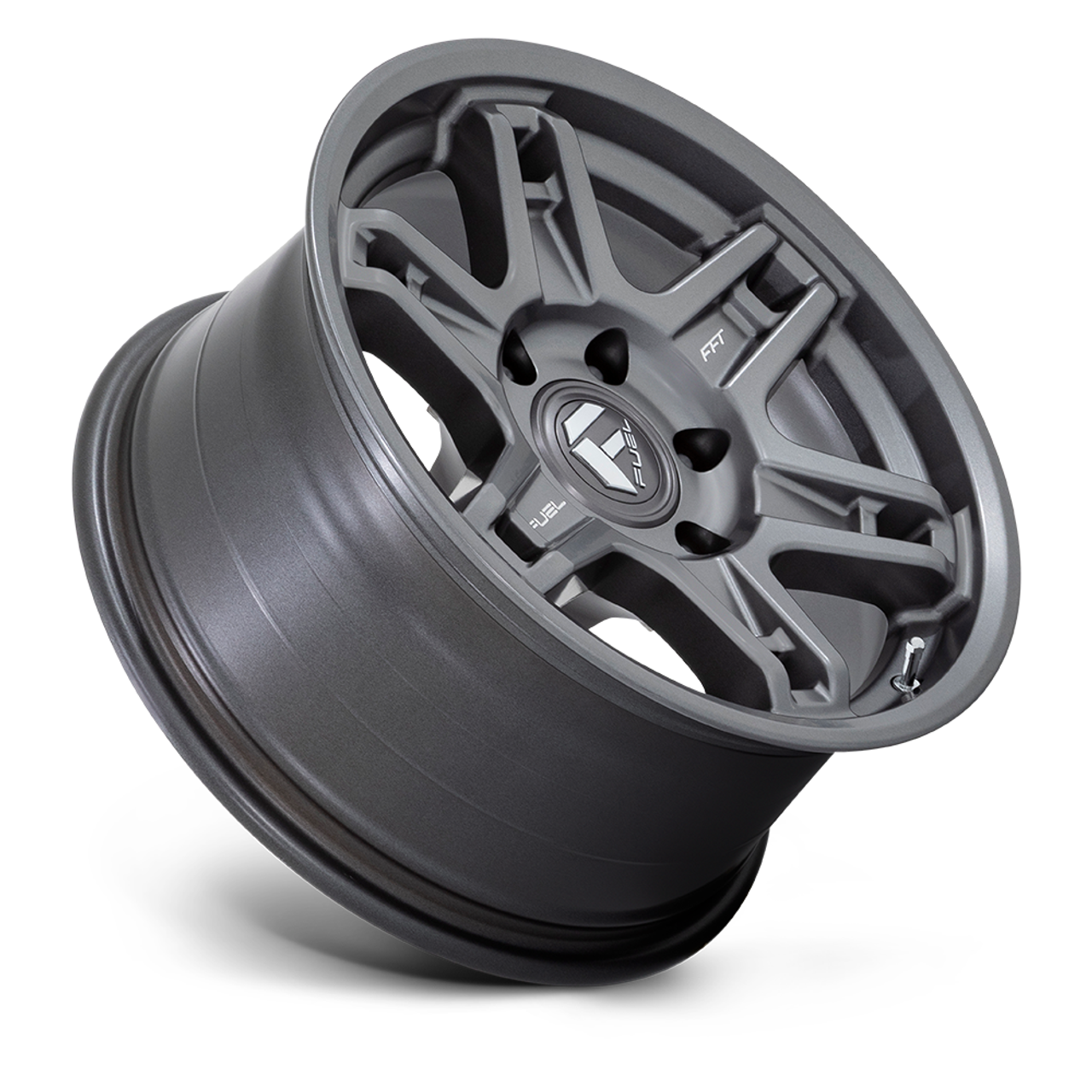 Set 4 Fuel D838 Slayer 17x8.5 5x5 Matte Gunmetal Wheels 17" -15mm Rims