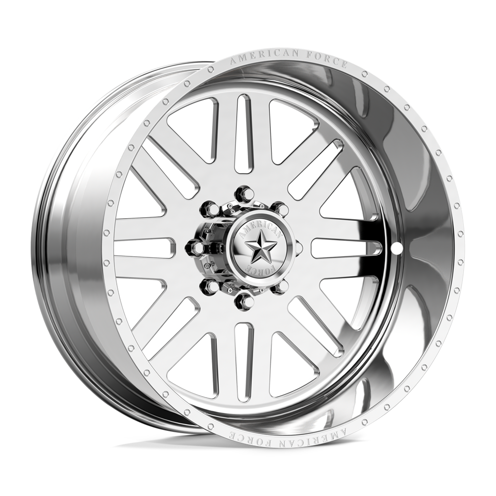 Set 4 American Force AFW 09 Liberty SS 24x12 8x6.5 Polished Wheels 24" -40mm