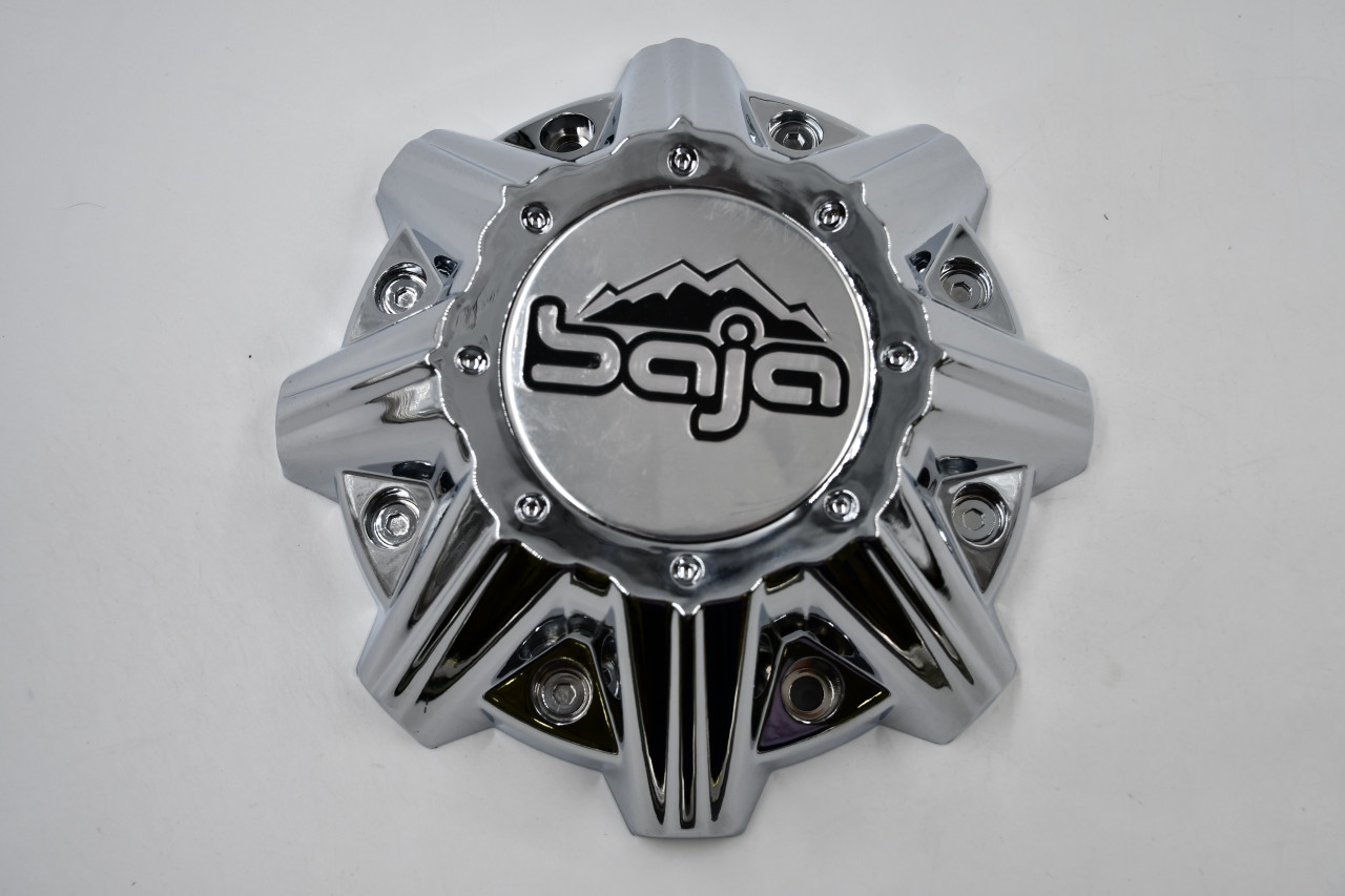 Baja Chrome w/ Chrome & Black Insert Wheel Center Cap Hub Cap C800-T(N) 9.125" 8 Lug