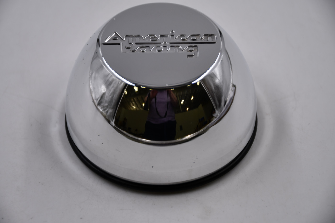 American Racing Chrome Metal Wheel Center Cap Hub Cap VN510-L-CAP 3.25" Push In
