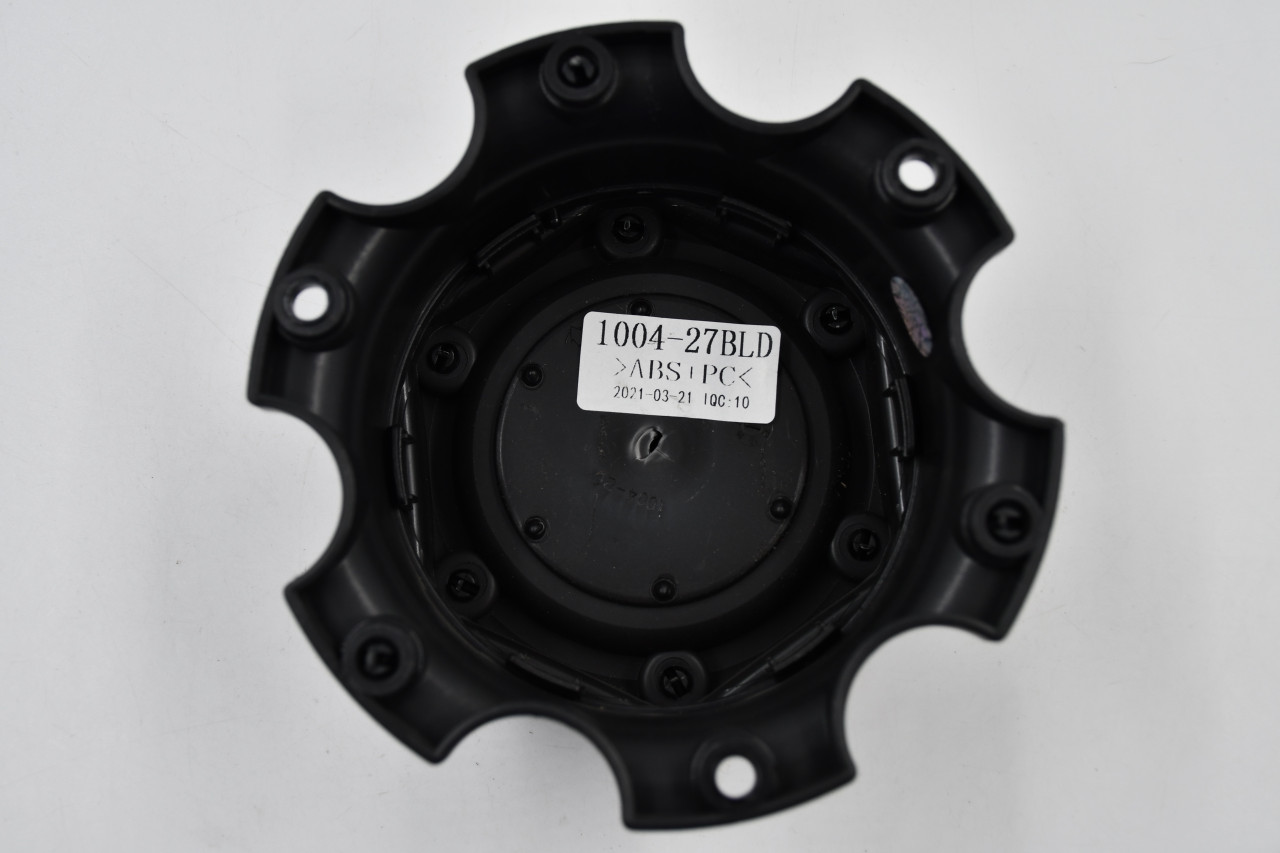 Fuel Wheels Matte Black w/ Gloss Black Logo Wheel Center Cap Hub Cap 1004-27BLD 5.5" 6 Lug